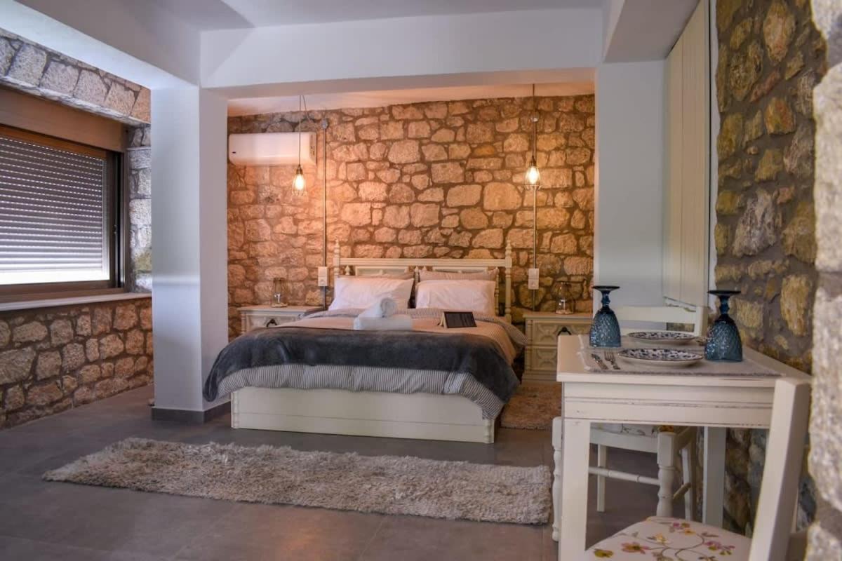 Coastal Stone Hideaway With Stunning Scenery Vila Kitriaí Exterior foto