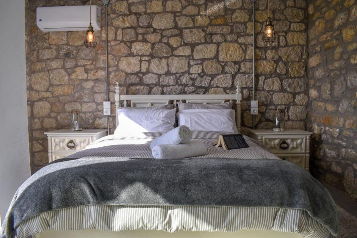 Coastal Stone Hideaway With Stunning Scenery Vila Kitriaí Exterior foto